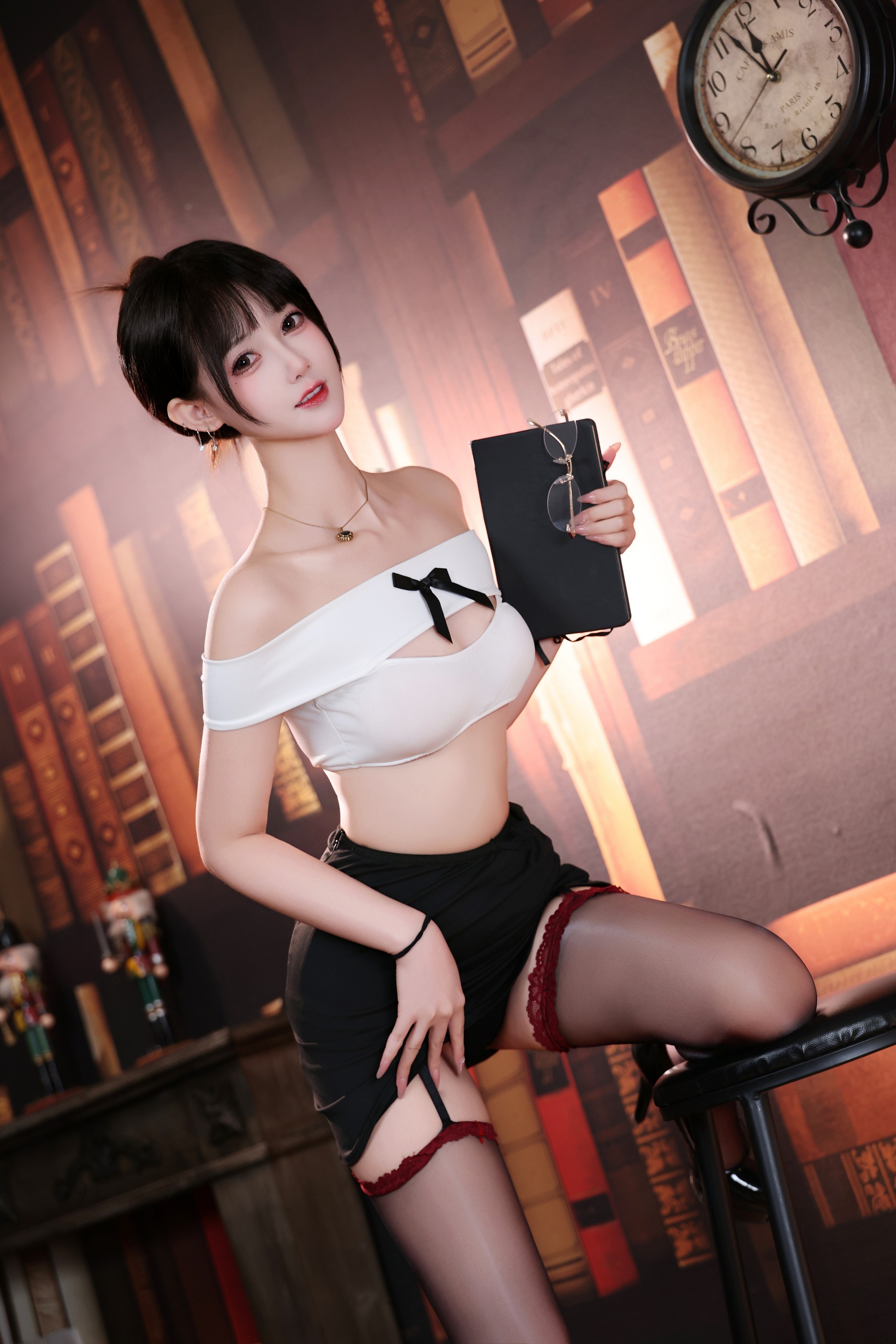 图片[1]-羽生三未 – NO.039 甜系OL[32P]-XikXak